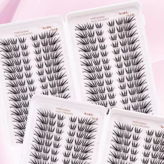 Pre Glued Mix Cluster Lash 180D (CMYP) Mask Queen Nepal
