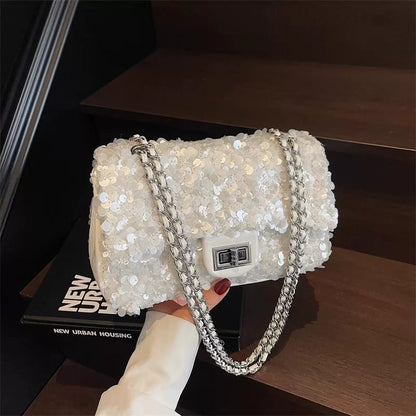 Party Square Meter Fat Lady Shiny Crossbody Bag Easy Beauty Nepal