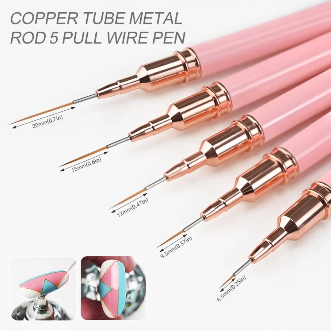 Nail Art Brush Lining Brush 7mm to 25mm Mask Queen Nepal