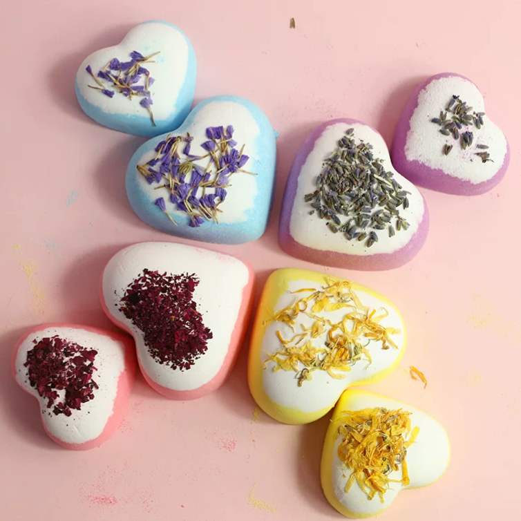 Pedicure Love Heart Bath Bomb Easy Beauty Nepal
