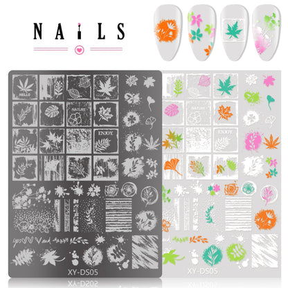 Nail Art Stamping Plate Mask Queen Nepal
