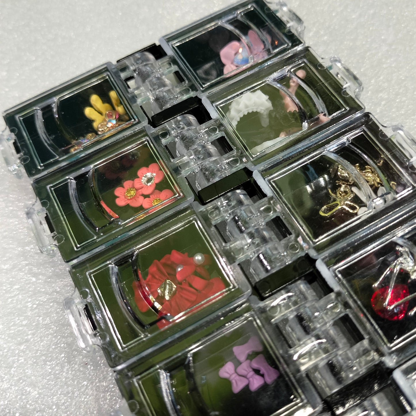 12 Grid Nail Art Stone Mask Queen Nepal