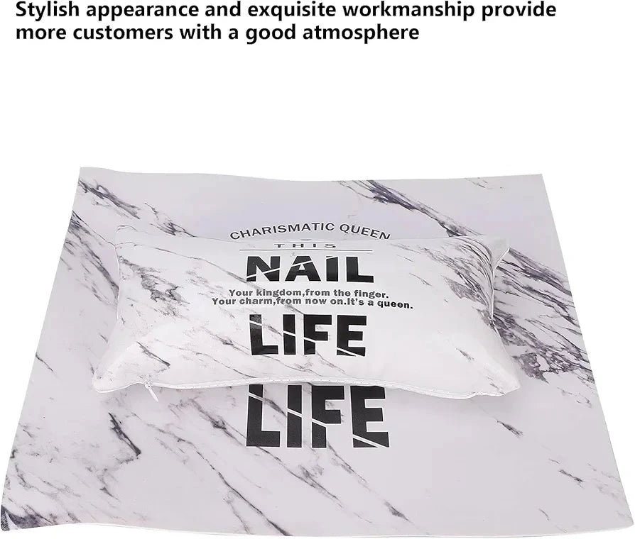 Nail Cushion Pillow Hand Holder Leather Pad Arm Rest Mask Queen Nepal