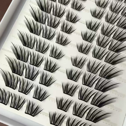 Pre Glued Mix Cluster Lash 180D (CMYP) Mask Queen Nepal