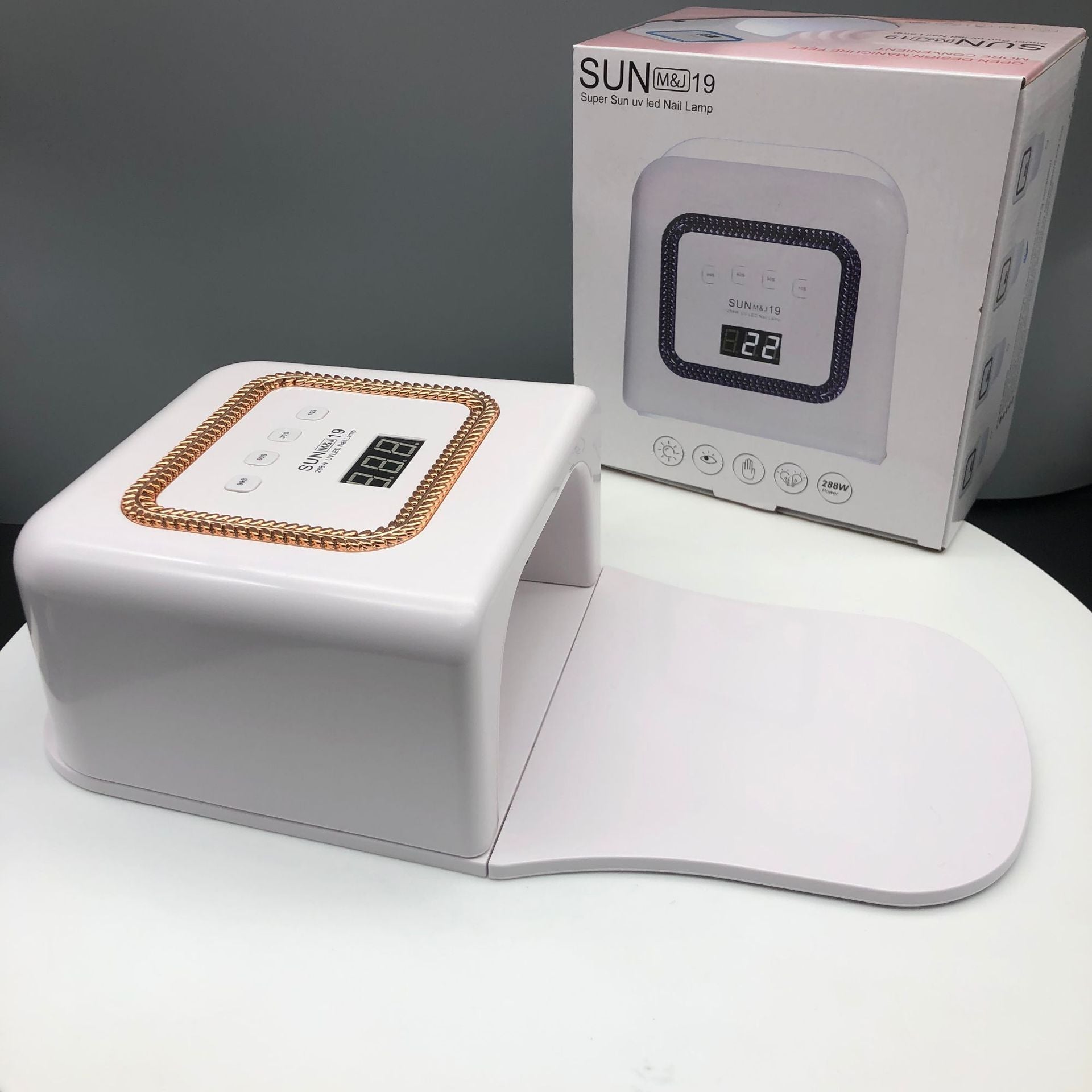 MJ19 Hands & Feet Big Size UV Nail Lamp 288W Mask Queen Nepal