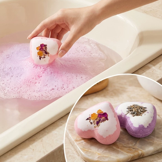 Pedicure Love Heart Bath Bomb Easy Beauty Nepal