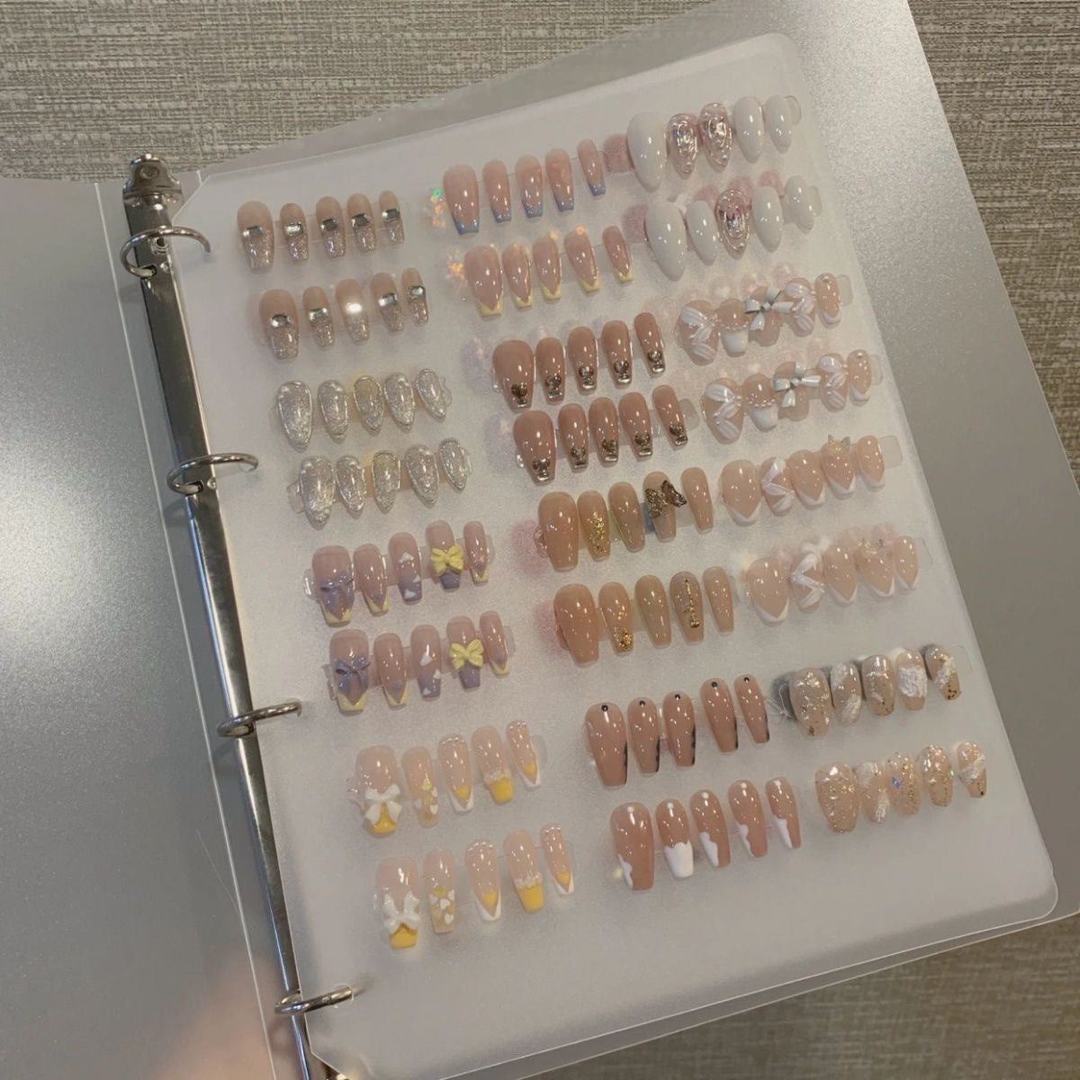Press-On Nail Display Binder Mask Queen Nepal