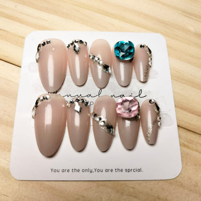 Press On Nails 10Pcs Code-Y Easy Beauty Nepal