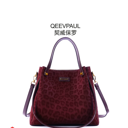 Womens Vintage Leopard Print Handbag GAB-34 Easy Beauty Nepal