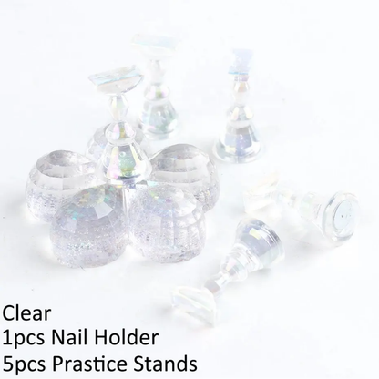 Nail Art Tips Stand Press On Stand Mask Queen Nepal