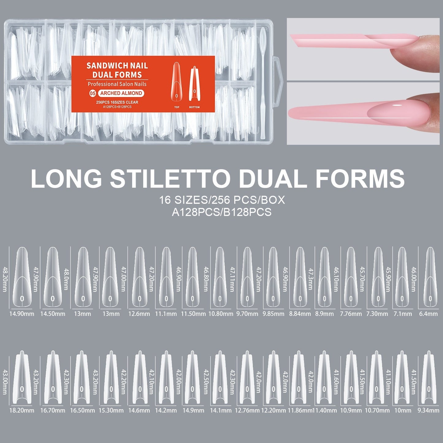 Sandwich Nail Form/Mold Mask Queen Nepal