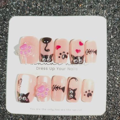 Press On Nails 10Pcs Code-Z Easy Beauty Nepal