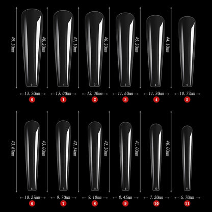 Fake Nail Tips Packet (500 Pcs) Mask Queen Nepal