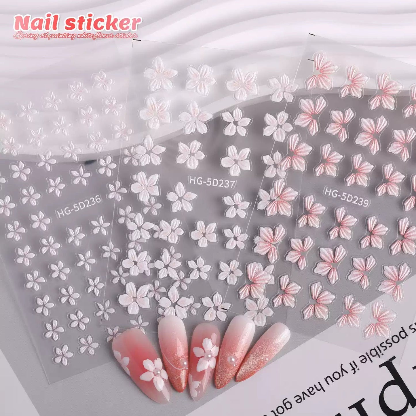 MOSR Nail Art Flower DIY Sticker For Nails Mask Queen Nepal