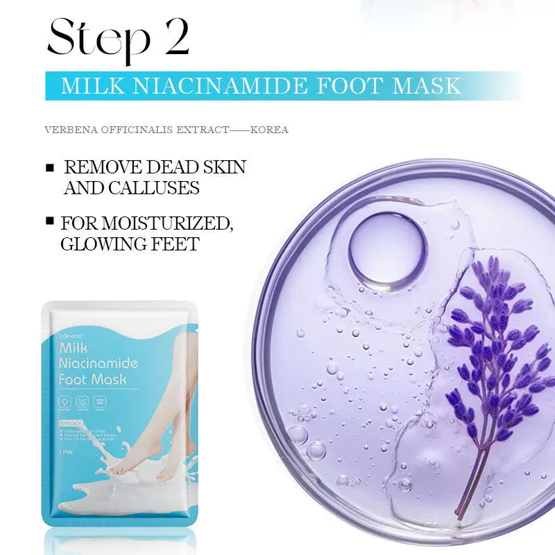 KORMESIC Milk Niacinamide Hand & Foot Mask Easy Beauty Nepal