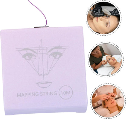 Pre-Inked Brow Mapping Thread Strings 10m Mask Queen Nepal