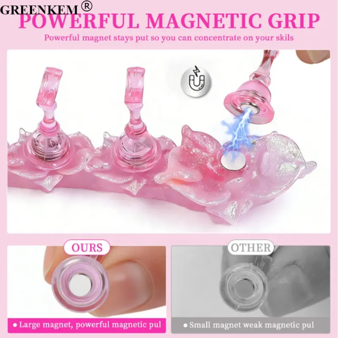 Nail Art Tips Stand Press On Stand Flower Mask Queen Nepal