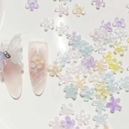 3D Colorful Flower Charms Nail Art Accessories Mask Queen Nepal