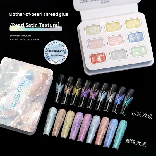 Risyal Patting Gel Blending and Painting Gel Pearl Satin Texture Mask Queen Nepal