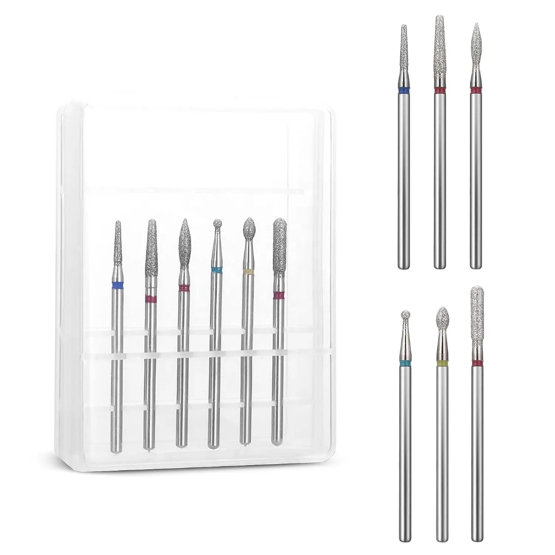 Cuticle Care Nail Drill Bits (5/6 Pcs Set) Mask Queen Nepal