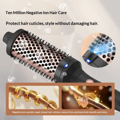 Ceramic Dual-Use Hair Curling Brush Mask Queen Nepal