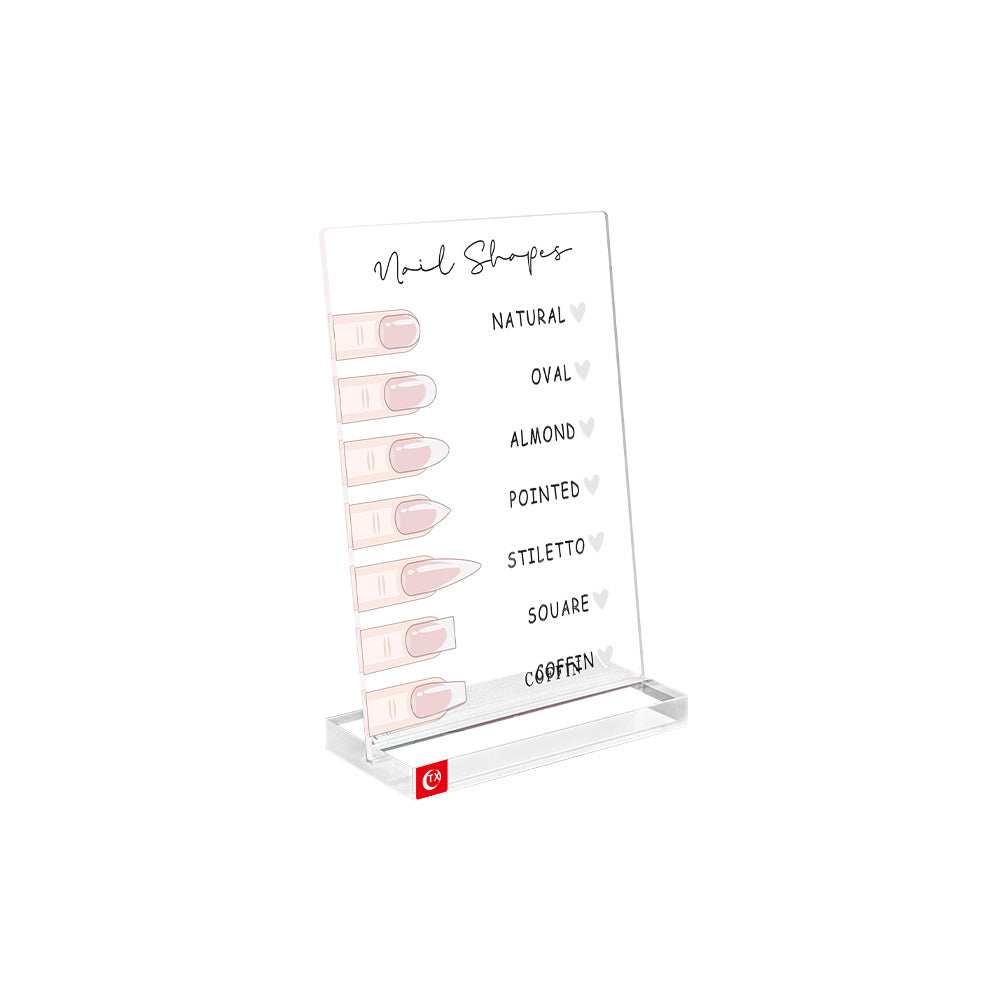 Nail Shape Display Sign Board Mask Queen Nepal