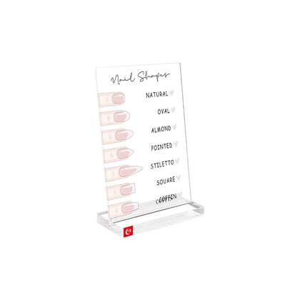 Nail Shape Display Sign Board Mask Queen Nepal