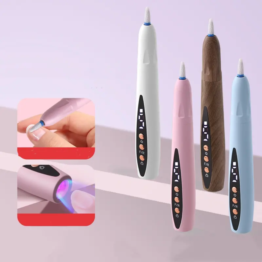 Mini 2-in-1 Rechargeable Nail Drill & UV Lamp （12800 RPM） Mask Queen Nepal