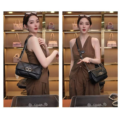 Black Leather Crossbody Women Bag Easy Beauty Nepal