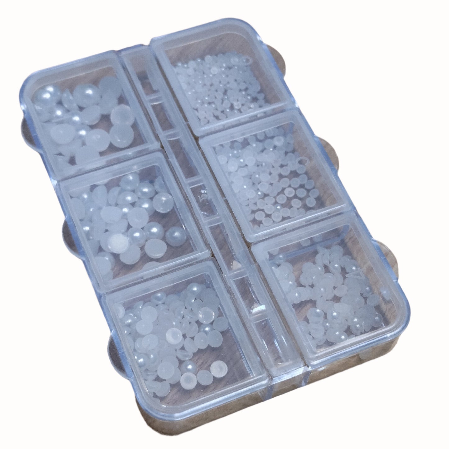 6 Grid Nail Stone Box Nail Art Rhinestone Mask Queen Nepal