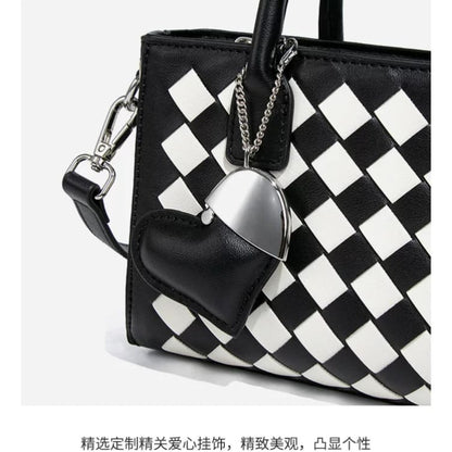 Stylish & Compact Checkered Shoulder Bag For Women Easy Beauty Nepal