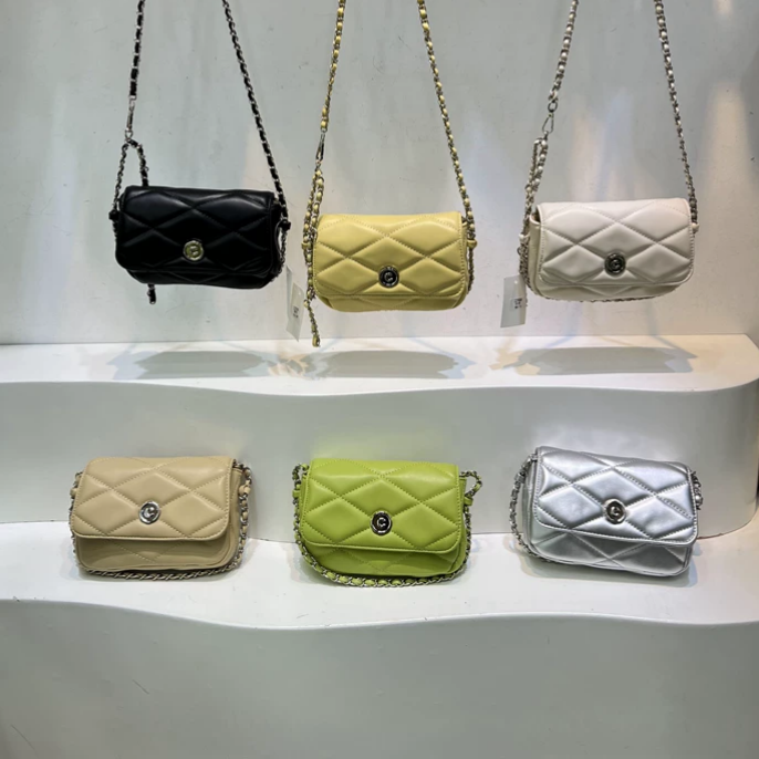 Stella Quilt Soft Metallic Leather Bag GAB-139 Mask Queen Nepal