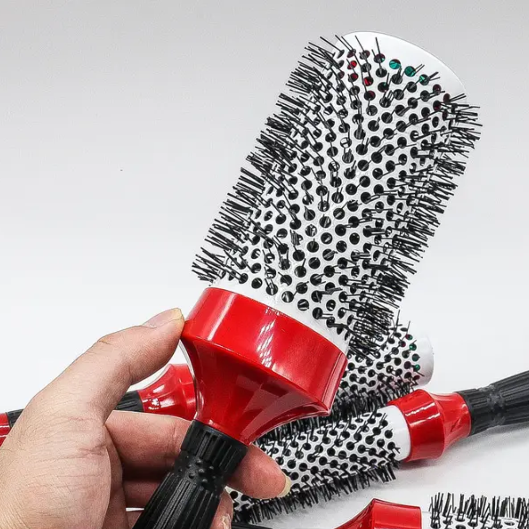 Professional Thermal Ceramic Round Brush — Salon Blowout Styling Mask Queen Nepal
