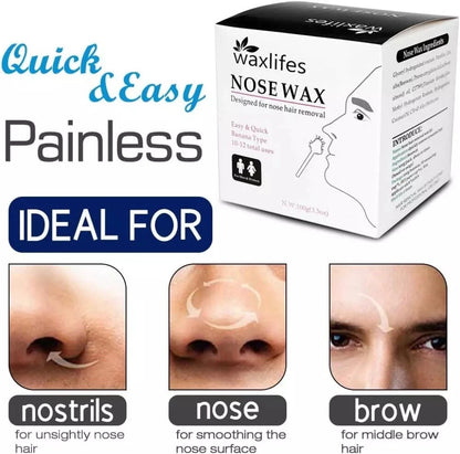 Nose Hair Removal Wax Kit Painless Nasal Waxing Remover Mask Queen Nepal