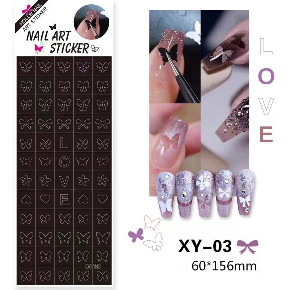 XY Code Nail Art Sticker Mask Queen Nepal