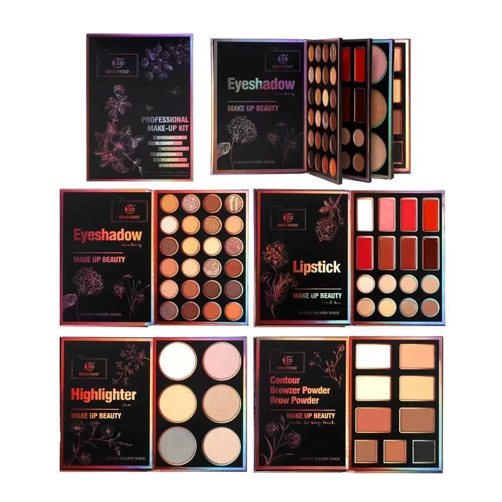 ONEYIOO Professional 55 Color Eye & Face Palette Makeup Book AZ-212 Easy Beauty Nepal