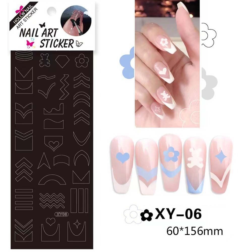 XY Code Nail Art Sticker Mask Queen Nepal