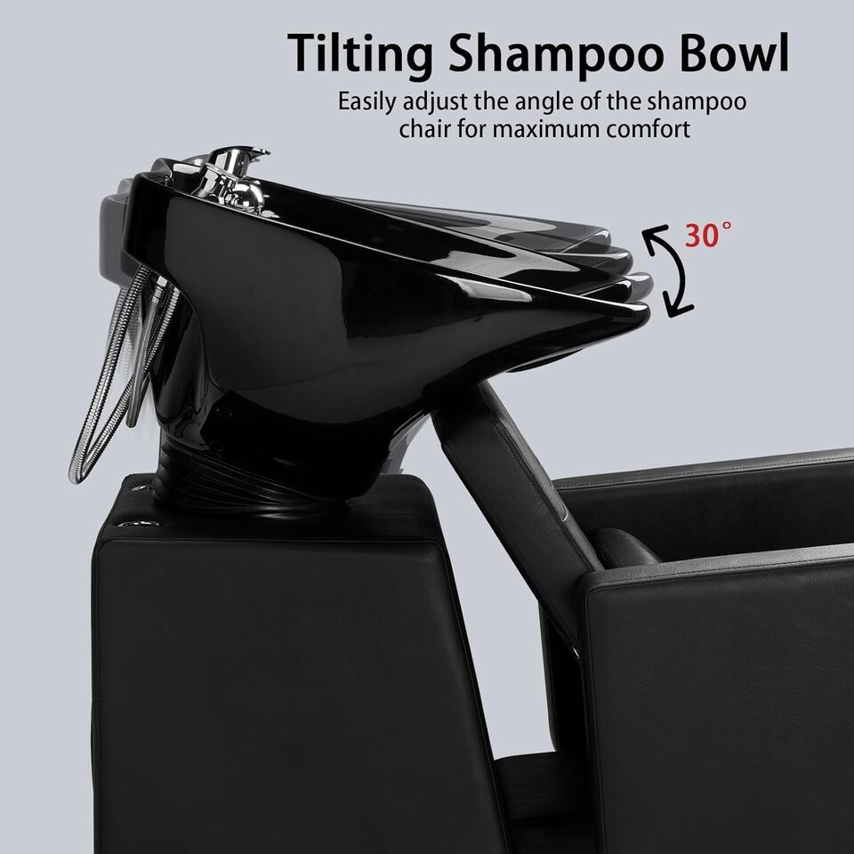 Costa Shampoo Station Salon Bowl and Chair Barber Backwash Unit - Mask Queen Nepal