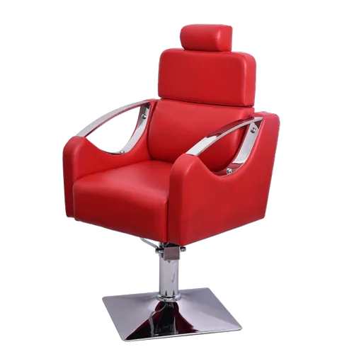 Ridhi Royal Red Comfortable Neck Support Chair For Beauty Studio - Mask Queen Nepal