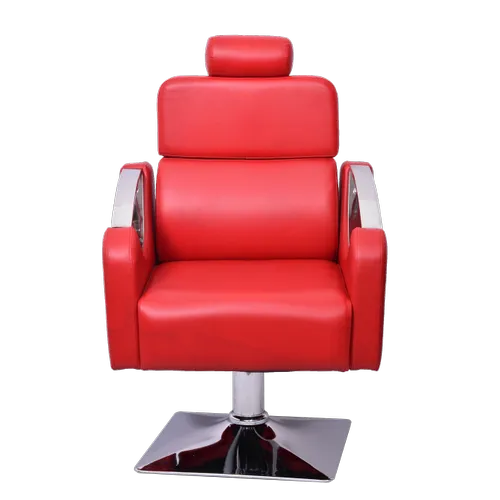 Ridhi Royal Red Comfortable Neck Support Chair For Beauty Studio - Mask Queen Nepal