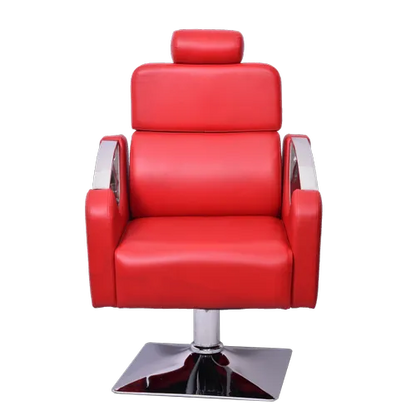 Ridhi Royal Red Comfortable Neck Support Chair For Beauty Studio - Mask Queen Nepal