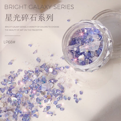 Nail Art Bright Galaxy Series. Mask Queen Nepal