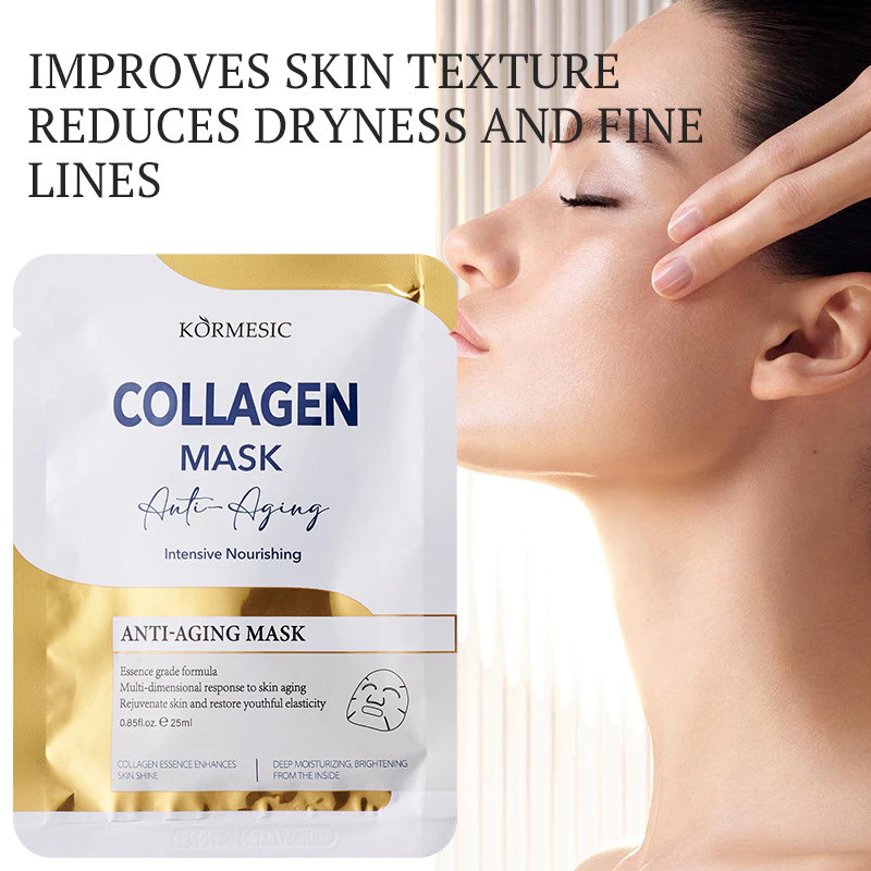 KORMESIC Collagen Facial Mask Firming Face Skin Repair Sheet Mask Easy Beauty Nepal