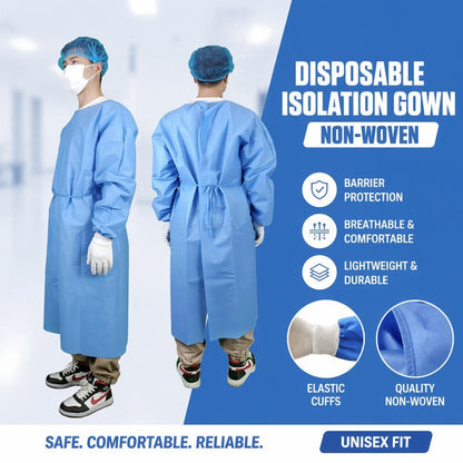 Medical Grade Disposable Isolation Gown Mask Queen Nepal