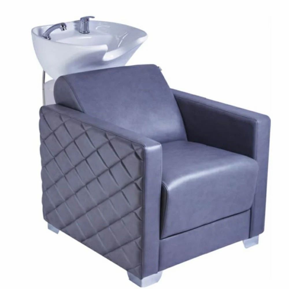 Crown Royal Shampoo Station Silver Bed High-End Hair Salon Light Luxury Chair Mask Queen Nepal