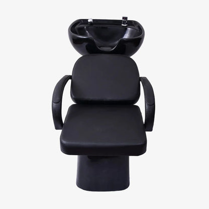 Regular Shampoo Station Black Hair Salon Chairs With Basin Mask Queen Nepal