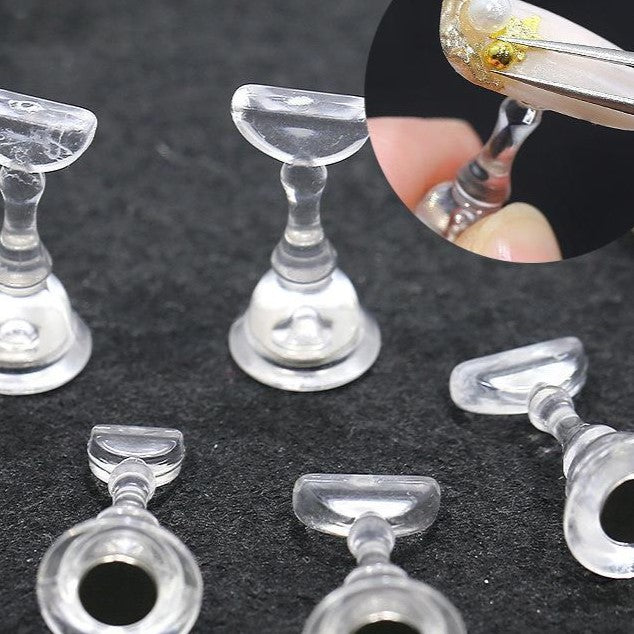 Magnetic Nail Practice & Display Stand (5 Pcs) Mask Queen Nepal