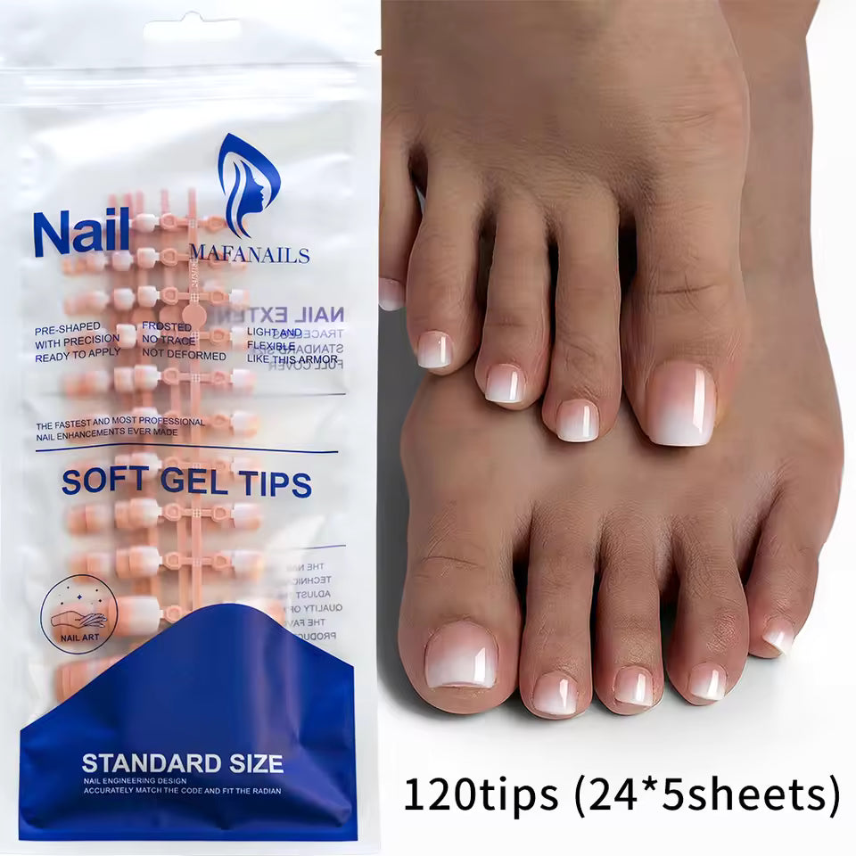Pre Shape French Tips 120 Pcs Mask Queen Nepal