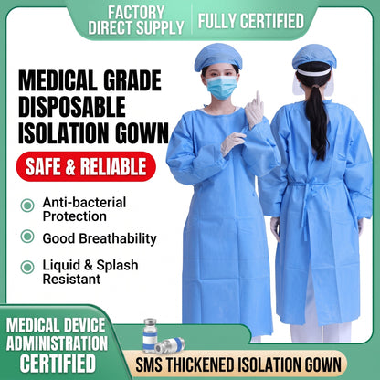 Medical Grade Disposable Isolation Gown Mask Queen Nepal