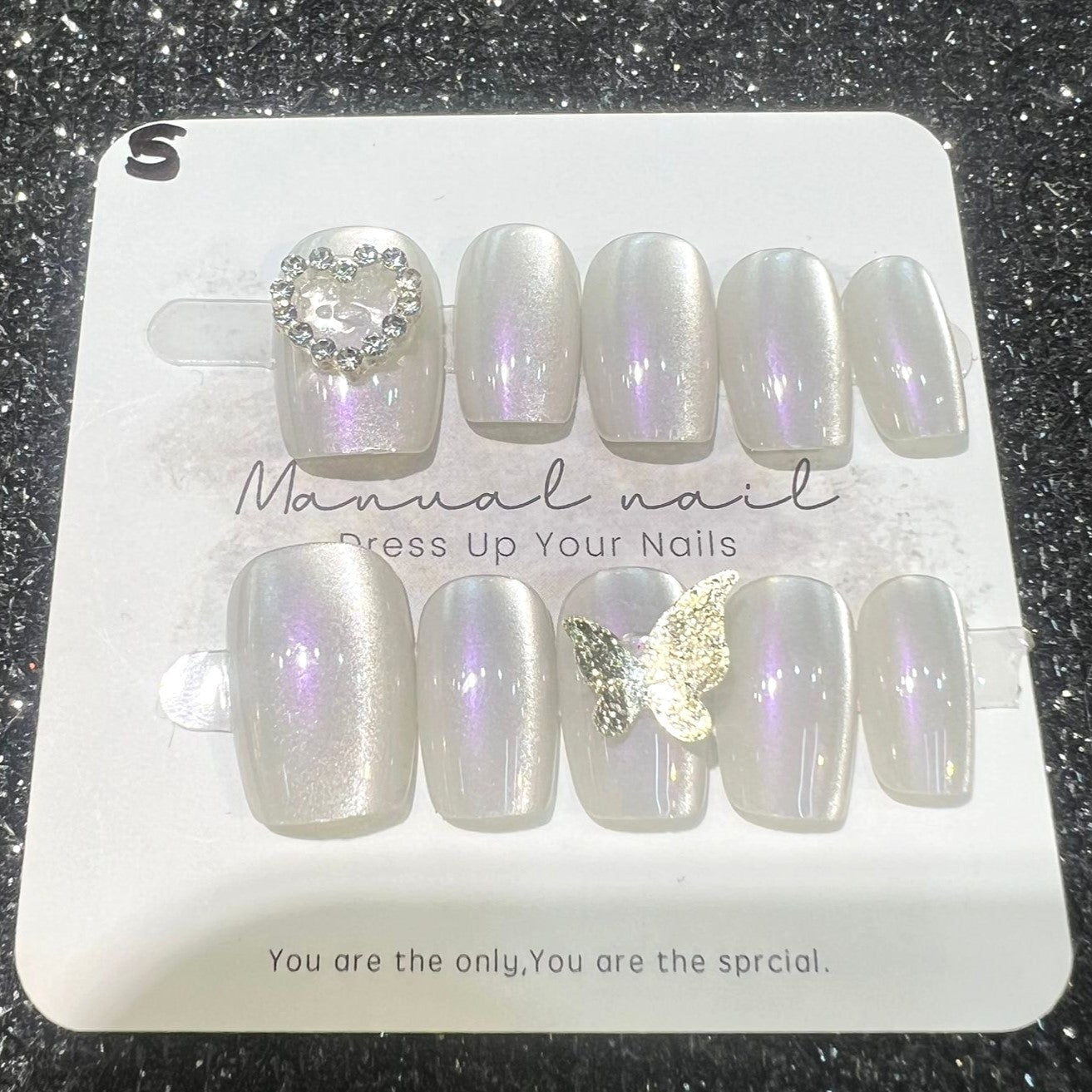 Z004 Press On Nails Square Coffin Shape Easy Beauty Nepal